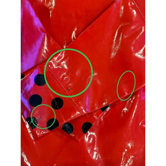 Kidorable Kids Ladybug Raincoat Hooded Jacket Red Black Polka Dot Size Girls 4T - Picture 16 of 16